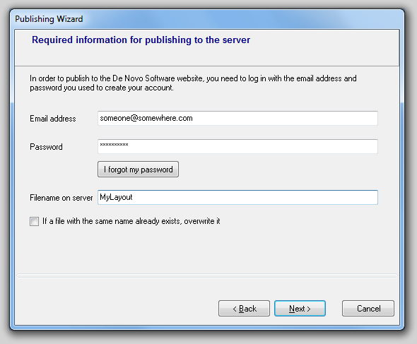图34.3  Logging in to the De Novo Software Server (登录到De Novo Software服务器)